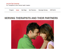 Tablet Screenshot of holdmetightfortherapists.com